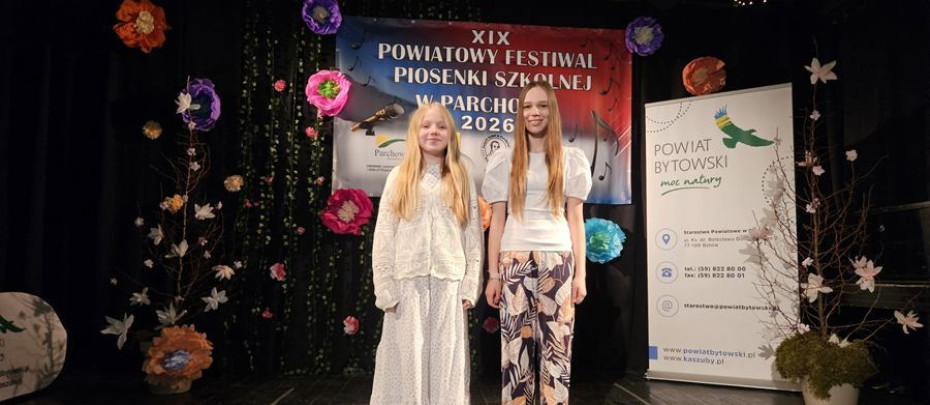 Nasze uczennice na kolejnej scenie… 